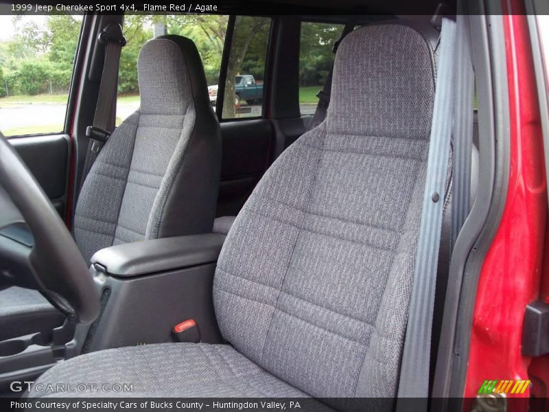 Flame Red / Agate 1999 Jeep Cherokee Sport 4x4