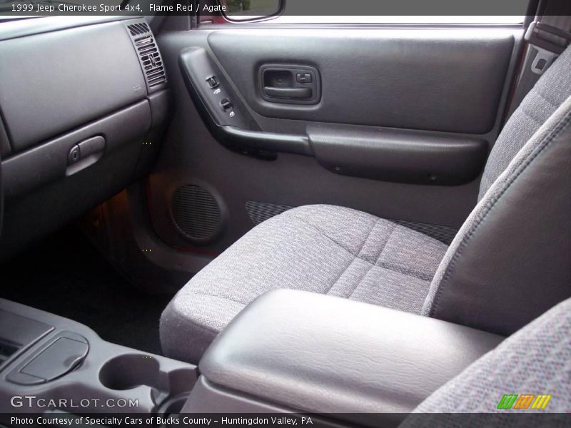Flame Red / Agate 1999 Jeep Cherokee Sport 4x4
