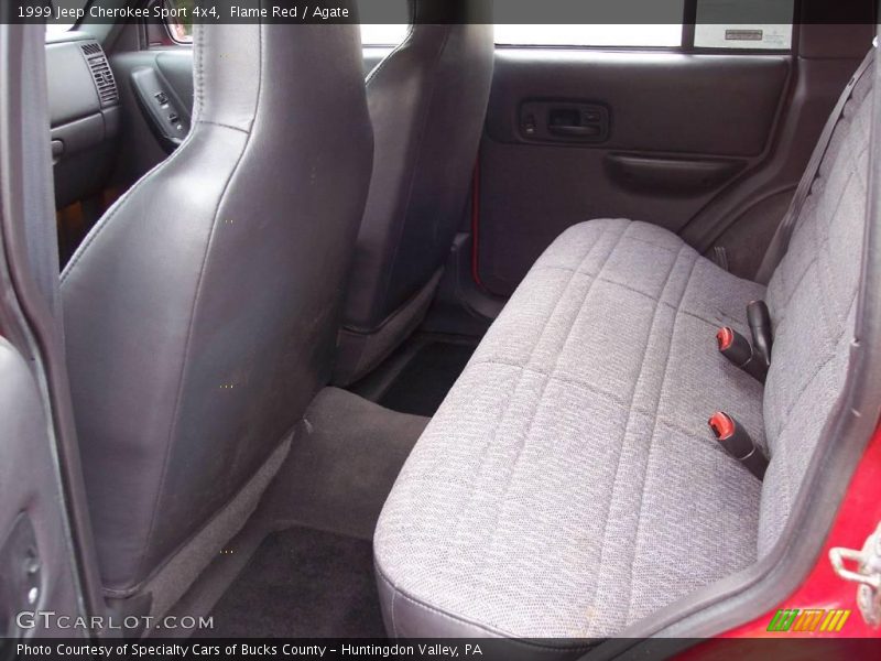 Flame Red / Agate 1999 Jeep Cherokee Sport 4x4