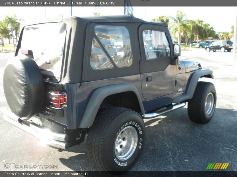 Patriot Blue Pearl / Dark Slate Gray 2004 Jeep Wrangler X 4x4