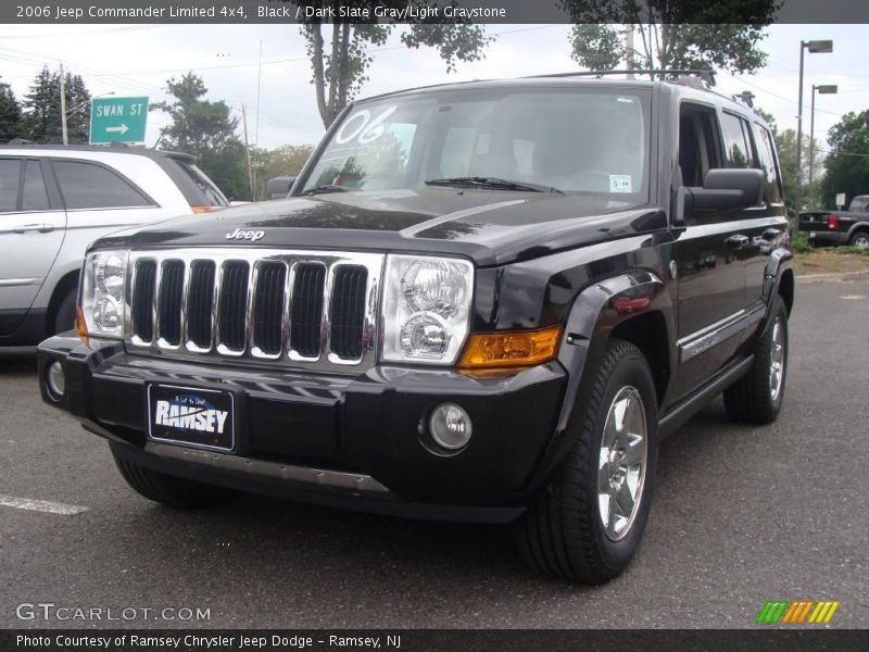 Black / Dark Slate Gray/Light Graystone 2006 Jeep Commander Limited 4x4