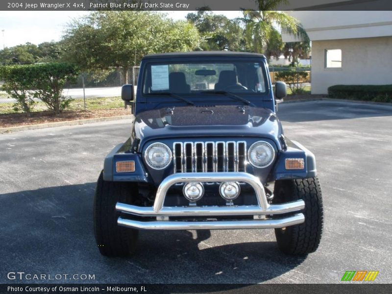 Patriot Blue Pearl / Dark Slate Gray 2004 Jeep Wrangler X 4x4