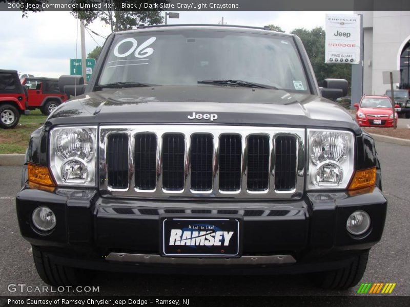Black / Dark Slate Gray/Light Graystone 2006 Jeep Commander Limited 4x4
