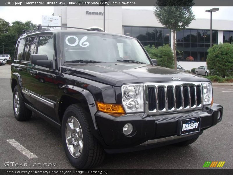 Black / Dark Slate Gray/Light Graystone 2006 Jeep Commander Limited 4x4