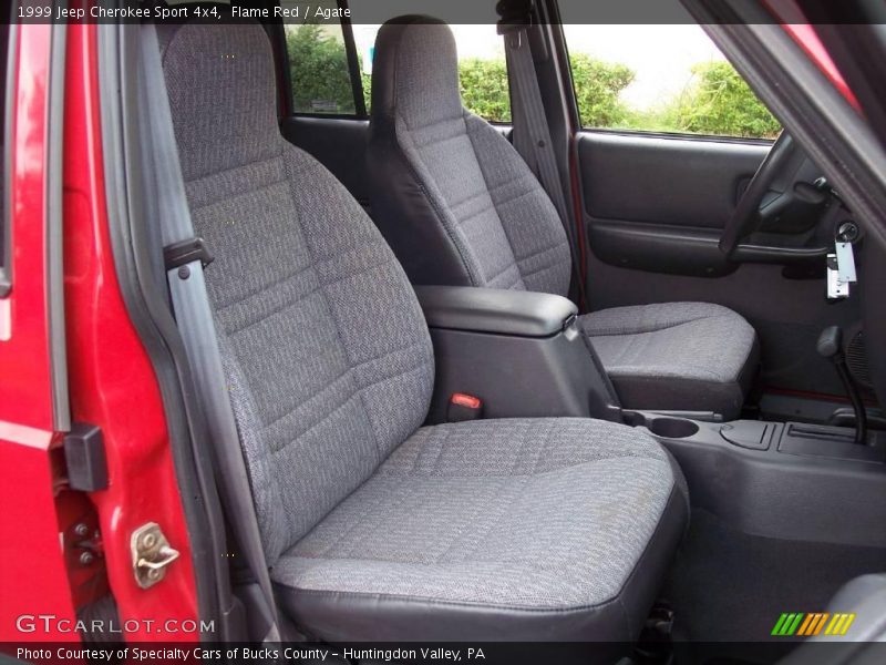 Flame Red / Agate 1999 Jeep Cherokee Sport 4x4