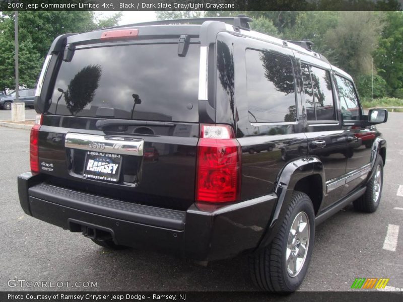 Black / Dark Slate Gray/Light Graystone 2006 Jeep Commander Limited 4x4