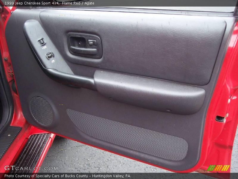 Flame Red / Agate 1999 Jeep Cherokee Sport 4x4