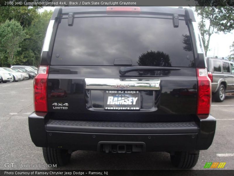 Black / Dark Slate Gray/Light Graystone 2006 Jeep Commander Limited 4x4