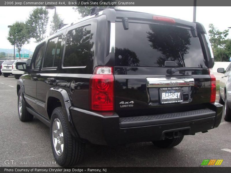 Black / Dark Slate Gray/Light Graystone 2006 Jeep Commander Limited 4x4