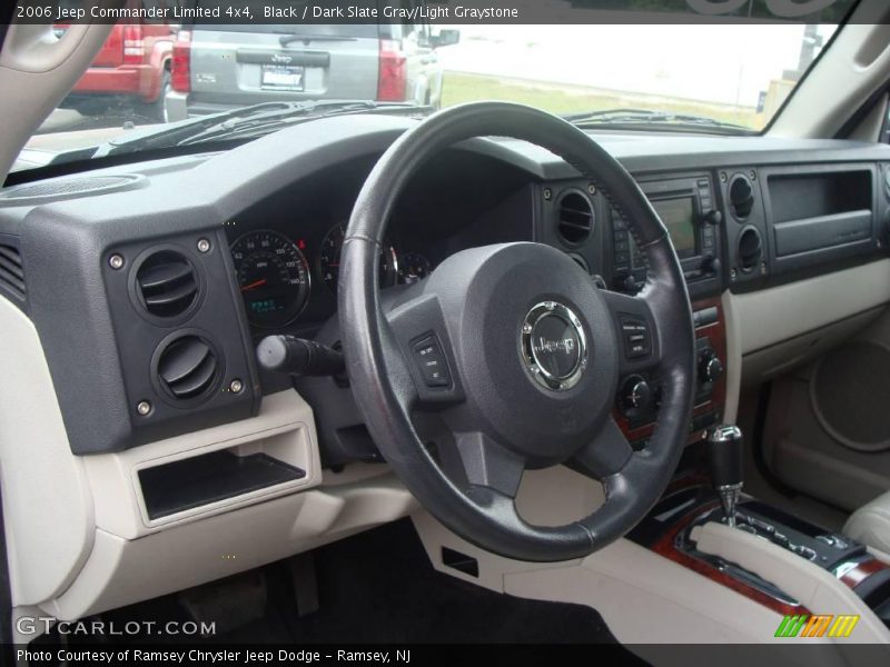 Black / Dark Slate Gray/Light Graystone 2006 Jeep Commander Limited 4x4