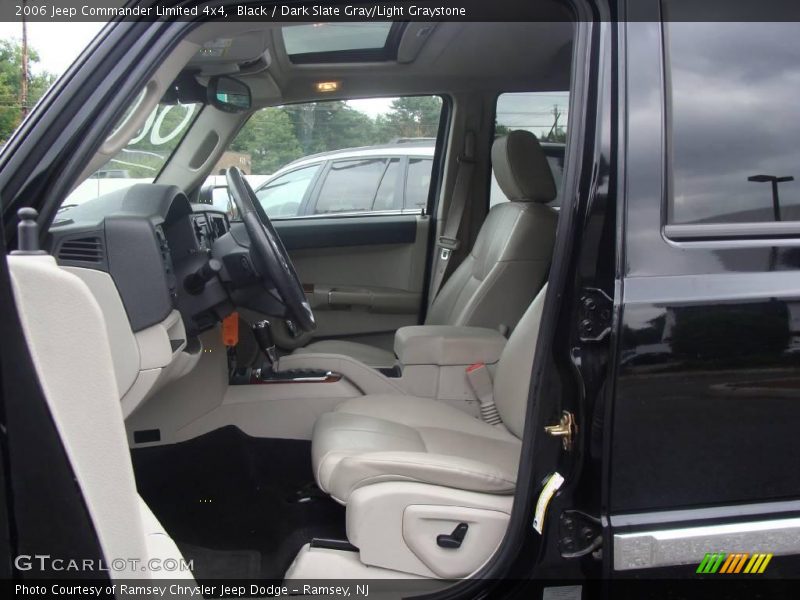 Black / Dark Slate Gray/Light Graystone 2006 Jeep Commander Limited 4x4