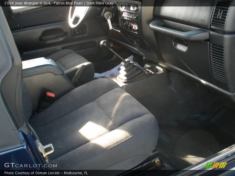 Patriot Blue Pearl / Dark Slate Gray 2004 Jeep Wrangler X 4x4