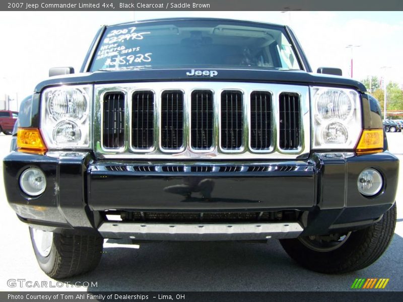Black Clearcoat / Saddle Brown 2007 Jeep Commander Limited 4x4