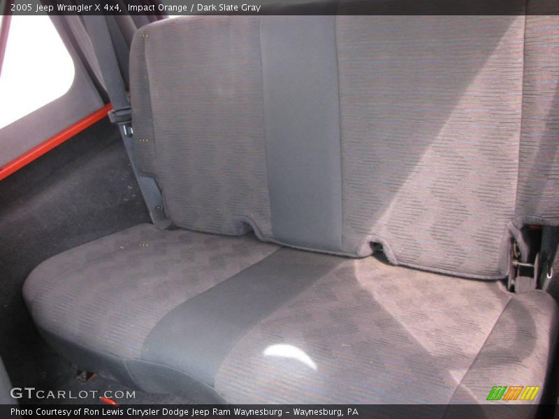 Impact Orange / Dark Slate Gray 2005 Jeep Wrangler X 4x4