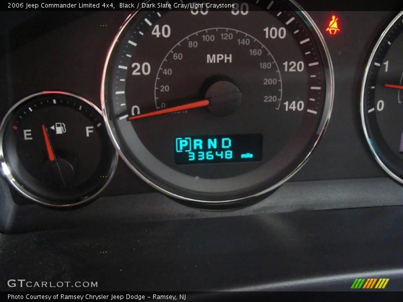 Black / Dark Slate Gray/Light Graystone 2006 Jeep Commander Limited 4x4