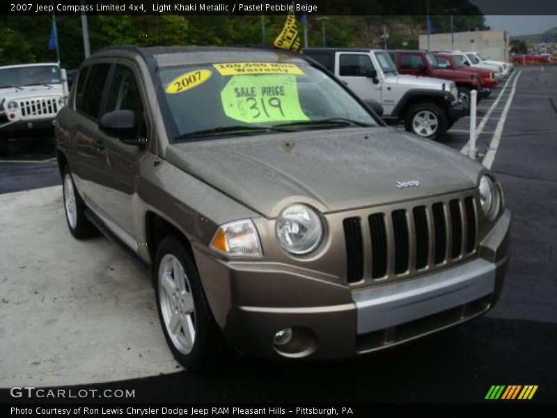 Light Khaki Metallic / Pastel Pebble Beige 2007 Jeep Compass Limited 4x4