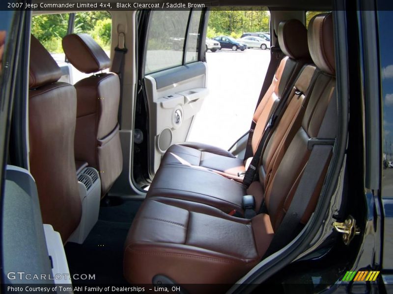 Black Clearcoat / Saddle Brown 2007 Jeep Commander Limited 4x4