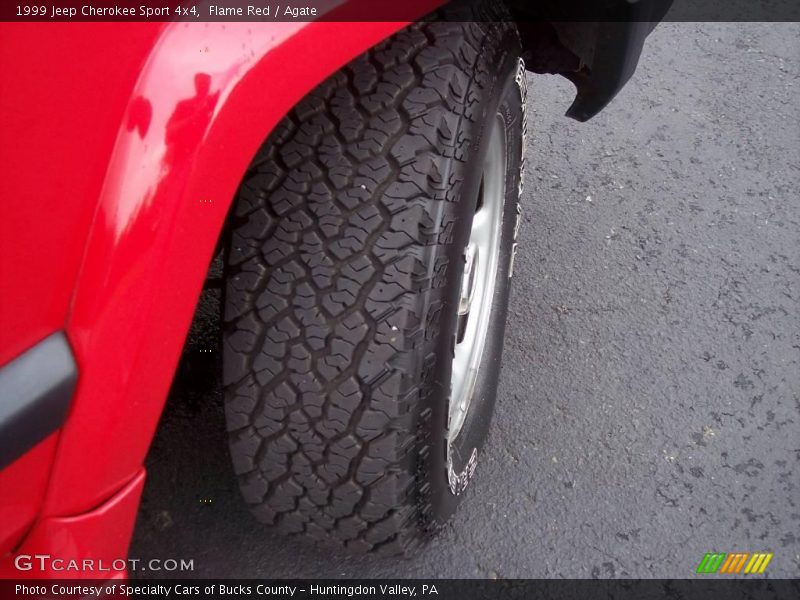 Flame Red / Agate 1999 Jeep Cherokee Sport 4x4