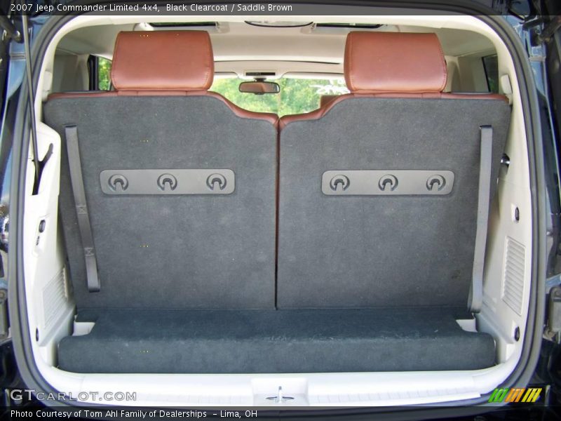 Black Clearcoat / Saddle Brown 2007 Jeep Commander Limited 4x4