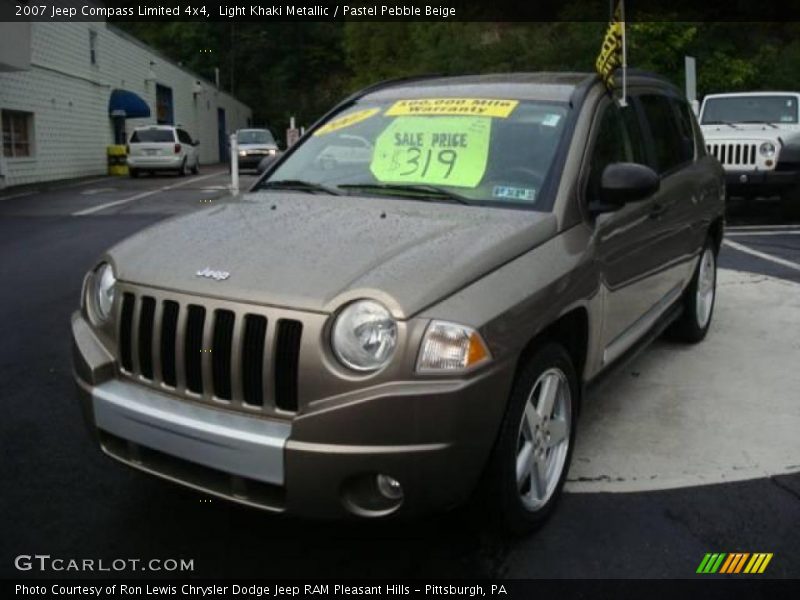 Light Khaki Metallic / Pastel Pebble Beige 2007 Jeep Compass Limited 4x4