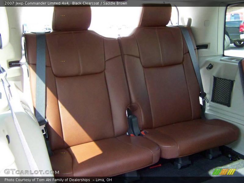Black Clearcoat / Saddle Brown 2007 Jeep Commander Limited 4x4
