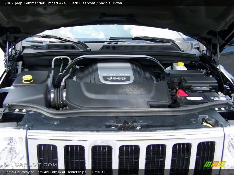 Black Clearcoat / Saddle Brown 2007 Jeep Commander Limited 4x4