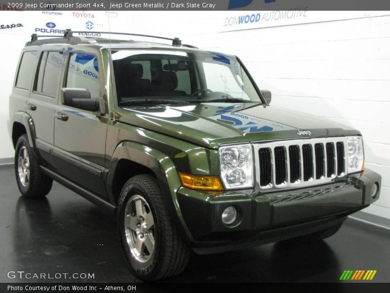 Jeep Green Metallic / Dark Slate Gray 2009 Jeep Commander Sport 4x4