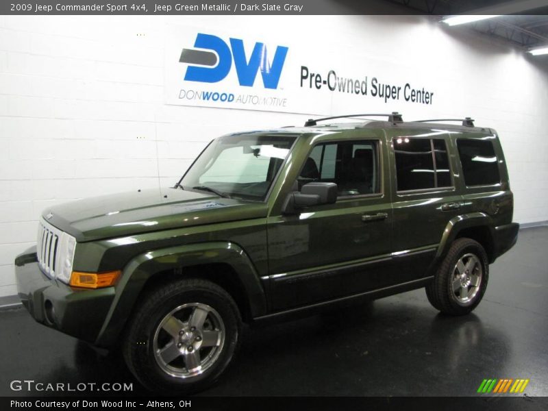 Jeep Green Metallic / Dark Slate Gray 2009 Jeep Commander Sport 4x4