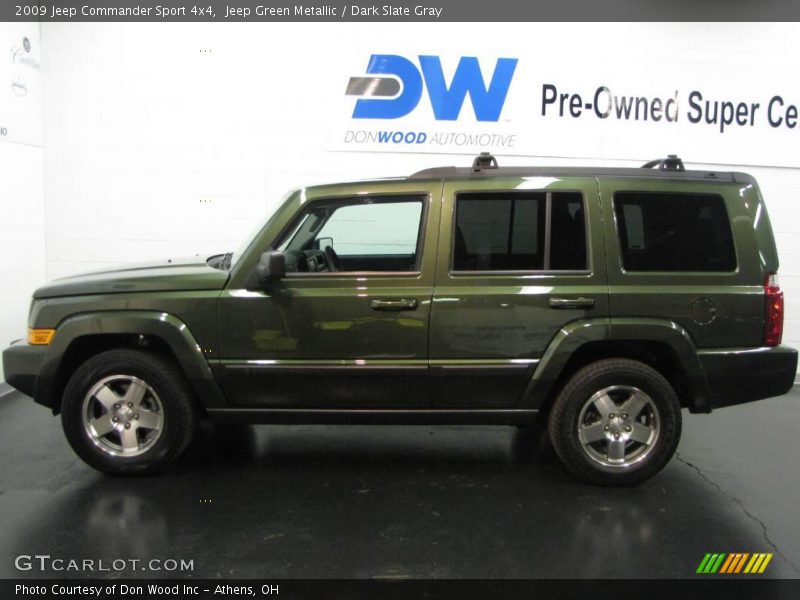 Jeep Green Metallic / Dark Slate Gray 2009 Jeep Commander Sport 4x4