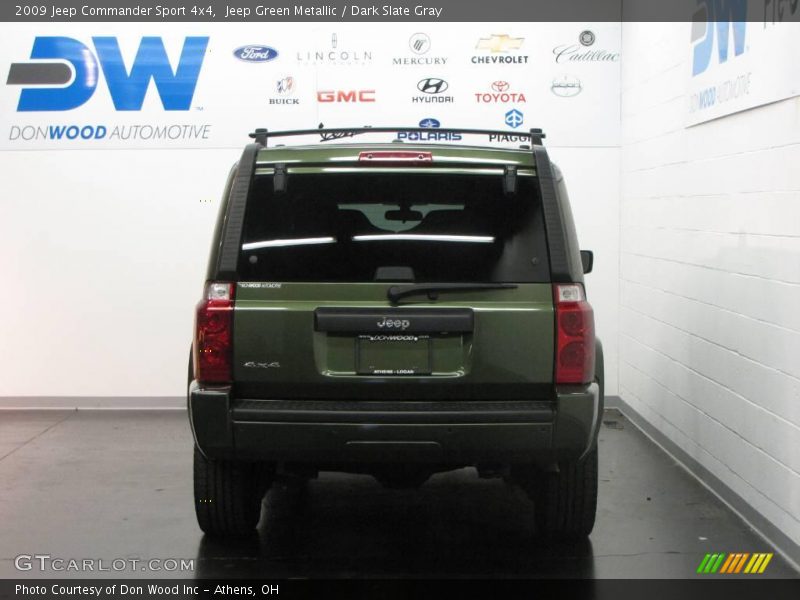 Jeep Green Metallic / Dark Slate Gray 2009 Jeep Commander Sport 4x4
