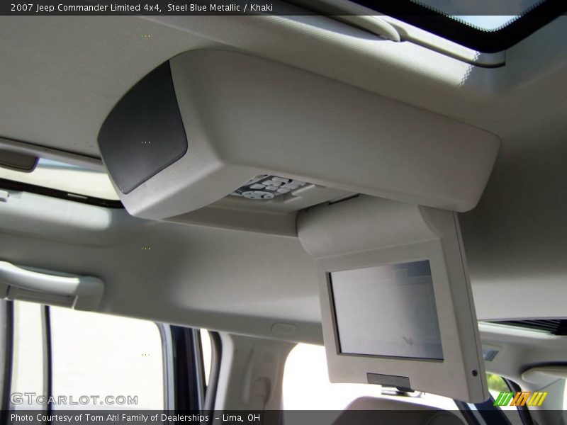 Steel Blue Metallic / Khaki 2007 Jeep Commander Limited 4x4
