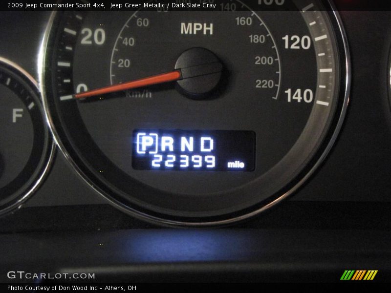 Jeep Green Metallic / Dark Slate Gray 2009 Jeep Commander Sport 4x4