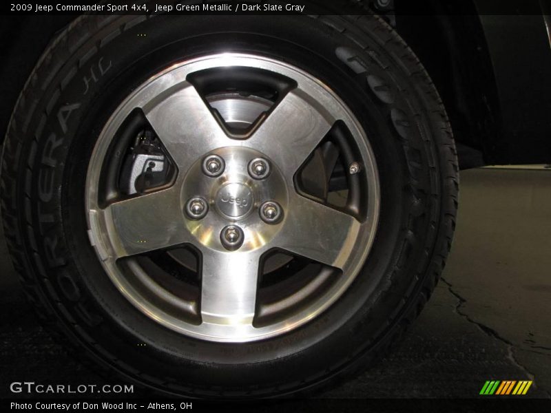 Jeep Green Metallic / Dark Slate Gray 2009 Jeep Commander Sport 4x4