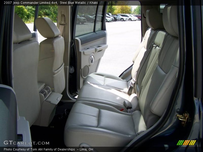 Steel Blue Metallic / Khaki 2007 Jeep Commander Limited 4x4