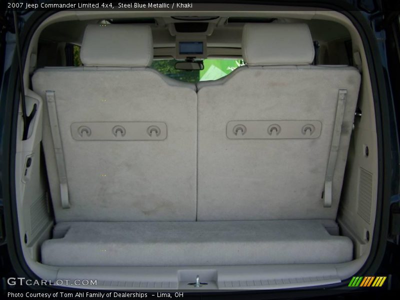 Steel Blue Metallic / Khaki 2007 Jeep Commander Limited 4x4