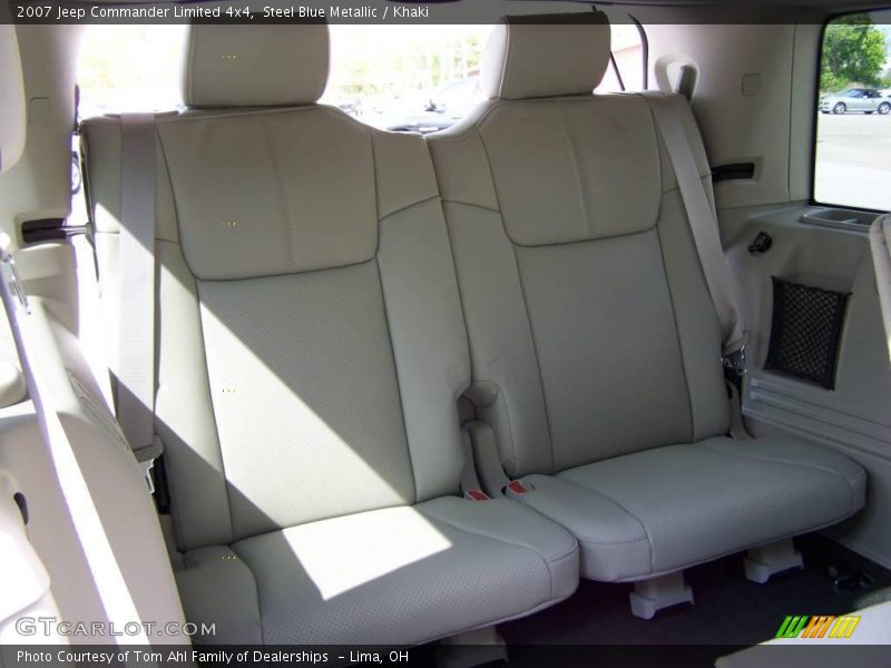 Steel Blue Metallic / Khaki 2007 Jeep Commander Limited 4x4
