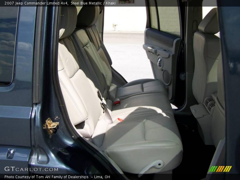 Steel Blue Metallic / Khaki 2007 Jeep Commander Limited 4x4