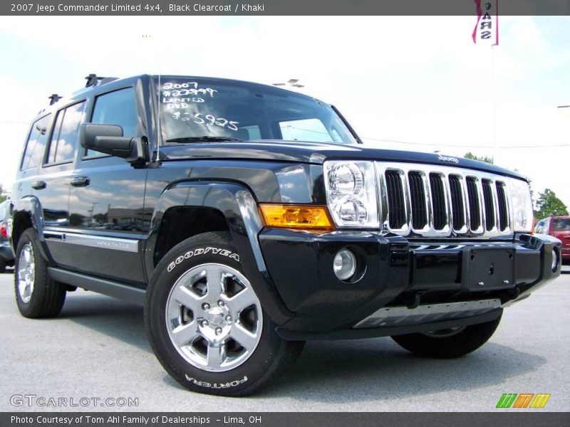 Black Clearcoat / Khaki 2007 Jeep Commander Limited 4x4
