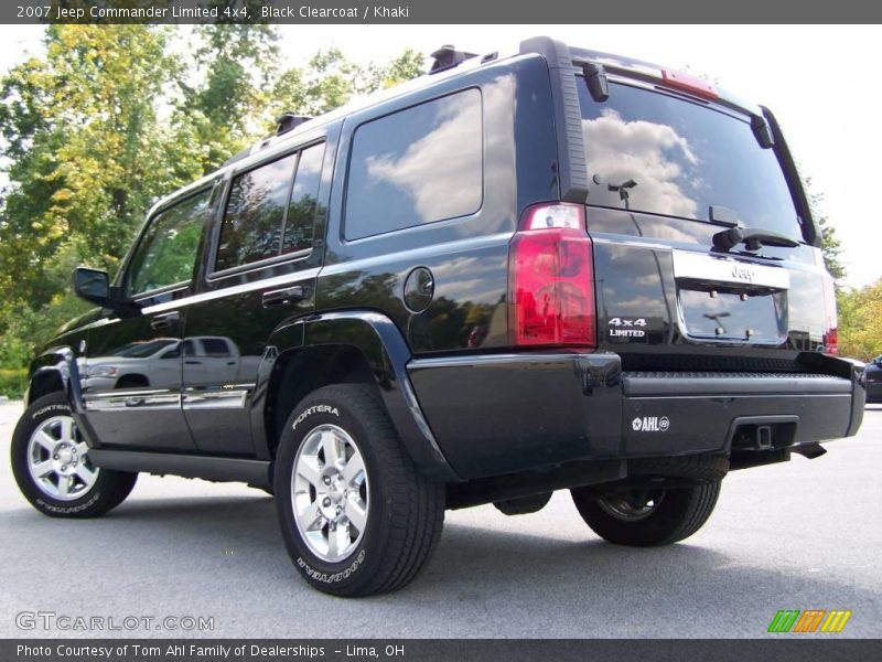 Black Clearcoat / Khaki 2007 Jeep Commander Limited 4x4