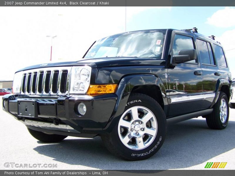 Black Clearcoat / Khaki 2007 Jeep Commander Limited 4x4