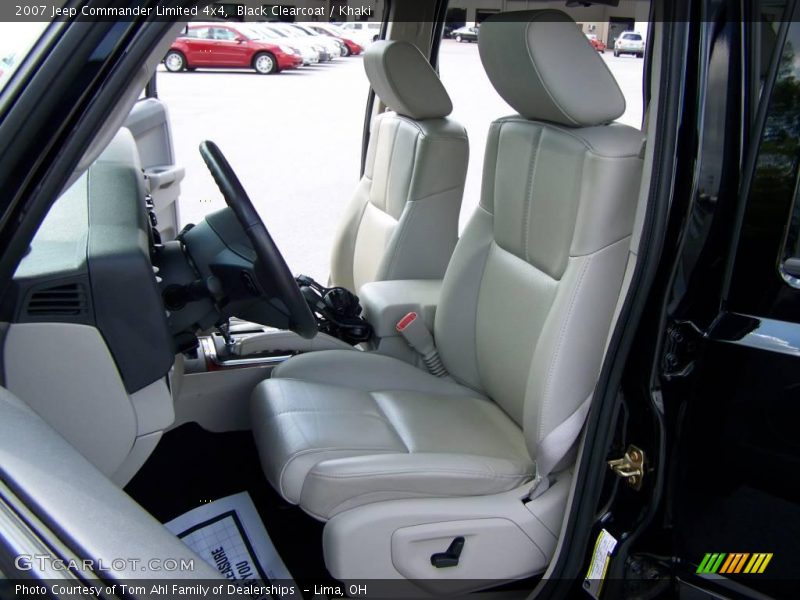 Black Clearcoat / Khaki 2007 Jeep Commander Limited 4x4