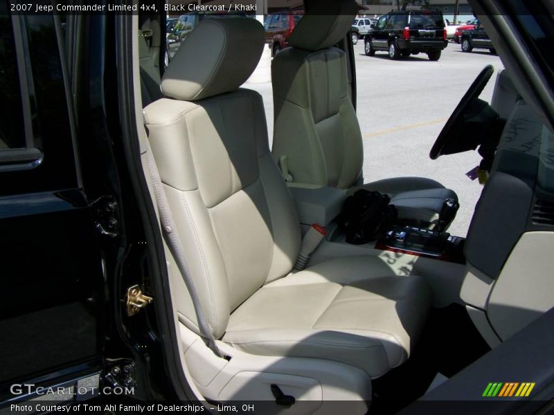 Black Clearcoat / Khaki 2007 Jeep Commander Limited 4x4