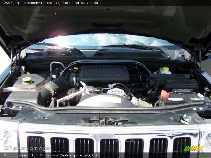 Black Clearcoat / Khaki 2007 Jeep Commander Limited 4x4