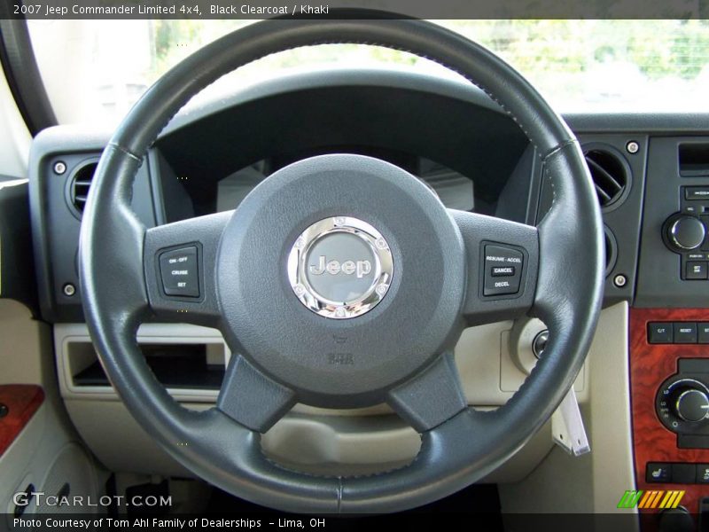 Black Clearcoat / Khaki 2007 Jeep Commander Limited 4x4