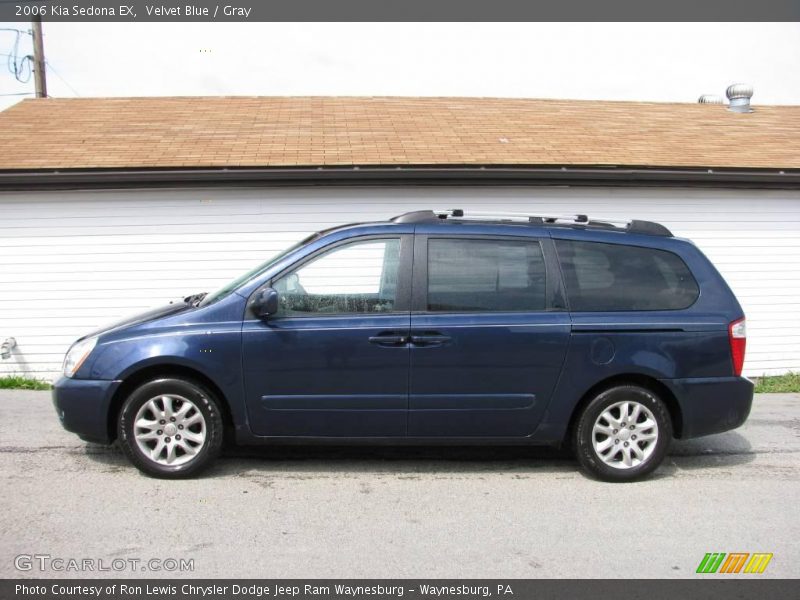 Velvet Blue / Gray 2006 Kia Sedona EX