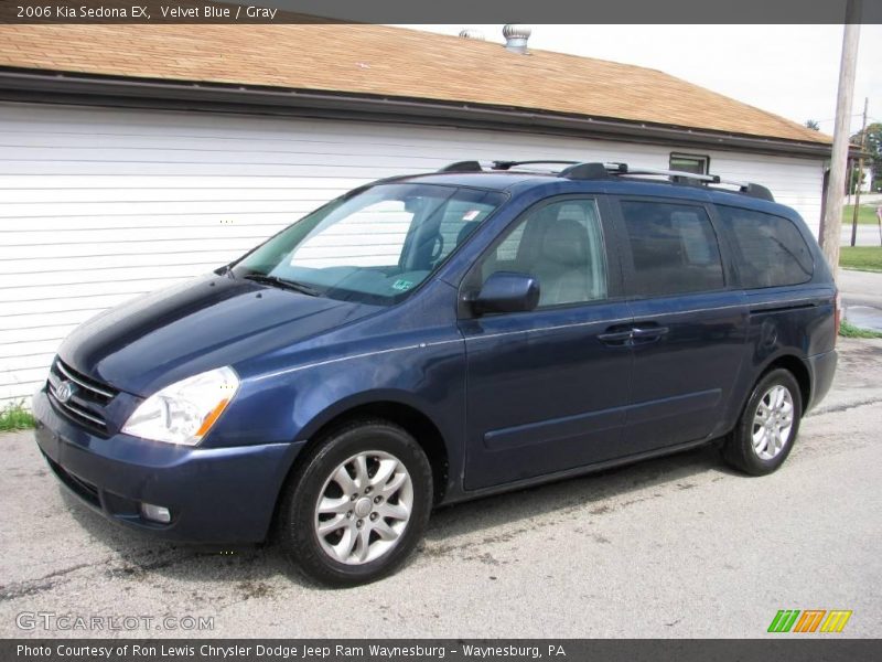 Velvet Blue / Gray 2006 Kia Sedona EX
