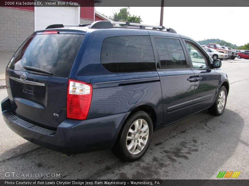 Velvet Blue / Gray 2006 Kia Sedona EX