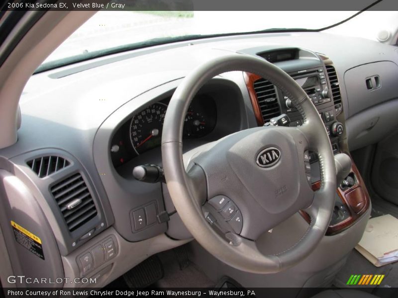 Velvet Blue / Gray 2006 Kia Sedona EX