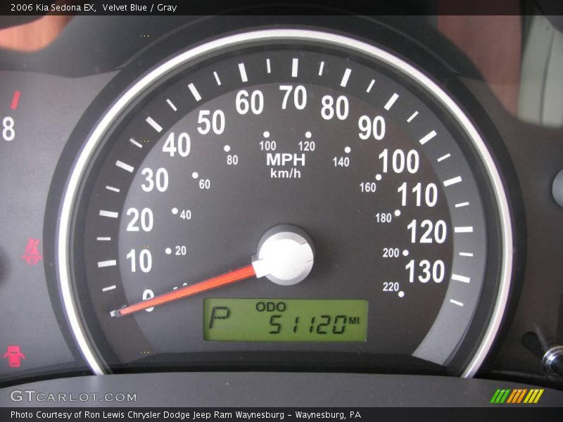 Velvet Blue / Gray 2006 Kia Sedona EX
