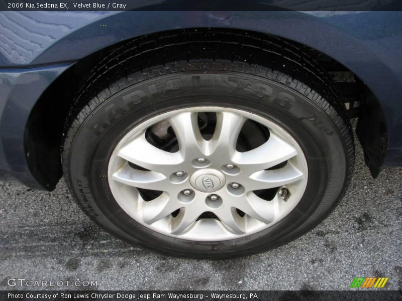 Velvet Blue / Gray 2006 Kia Sedona EX